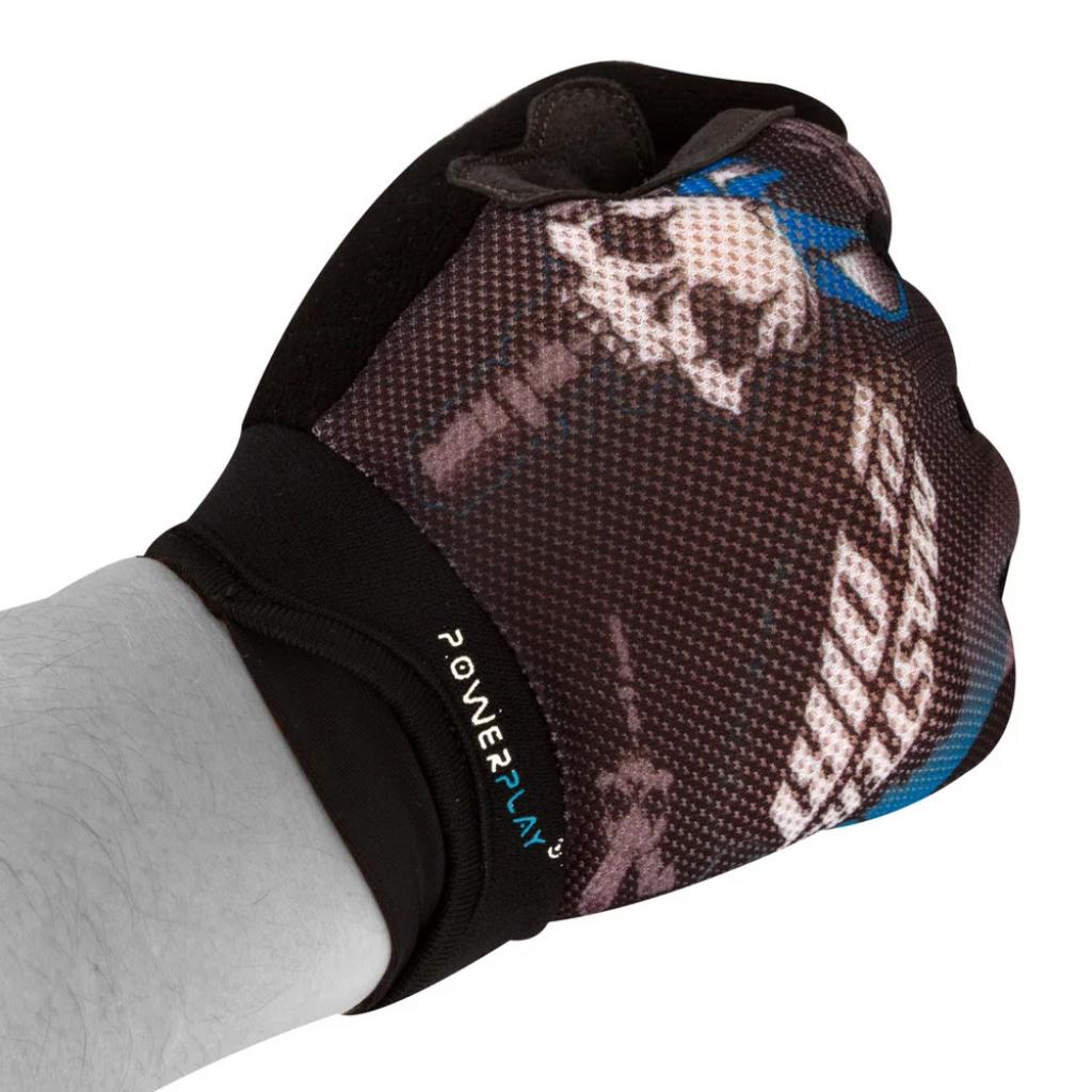 Велорукавиці PowerPlay 6598 Black XL (6598_XL_Black) - зображення 4