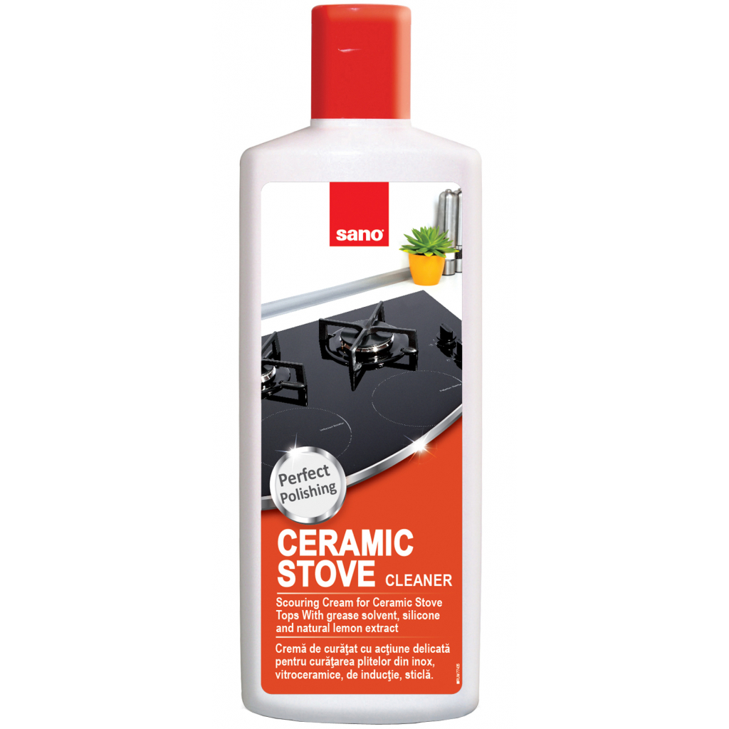 Засіб для чищення склокераміки Sano Ceramic Stove Tops Cleaner 300 мл (7290005423482) - зображення 1