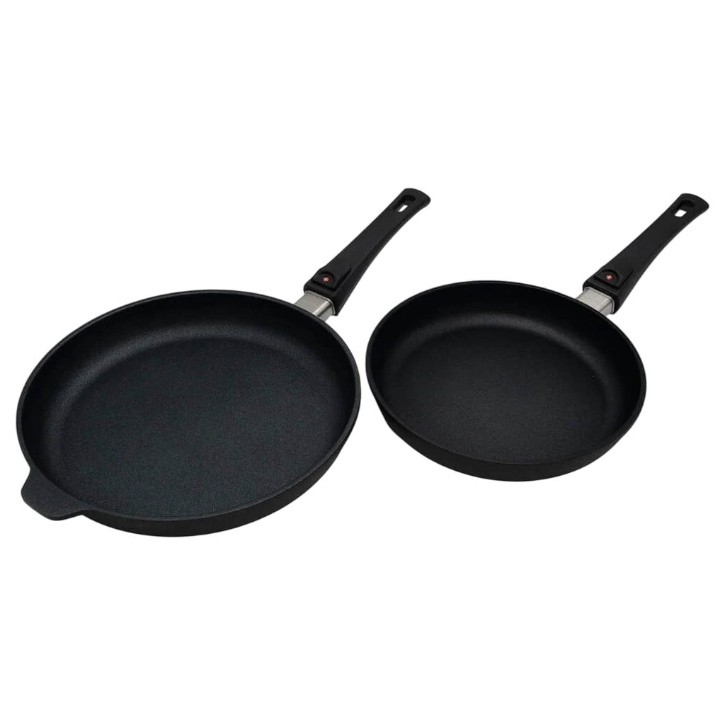 Набір сковорідок Swiss Diamond Induction 24 см та 28 см зі з'ємними ручками (XD SET602iD) - зображення 1