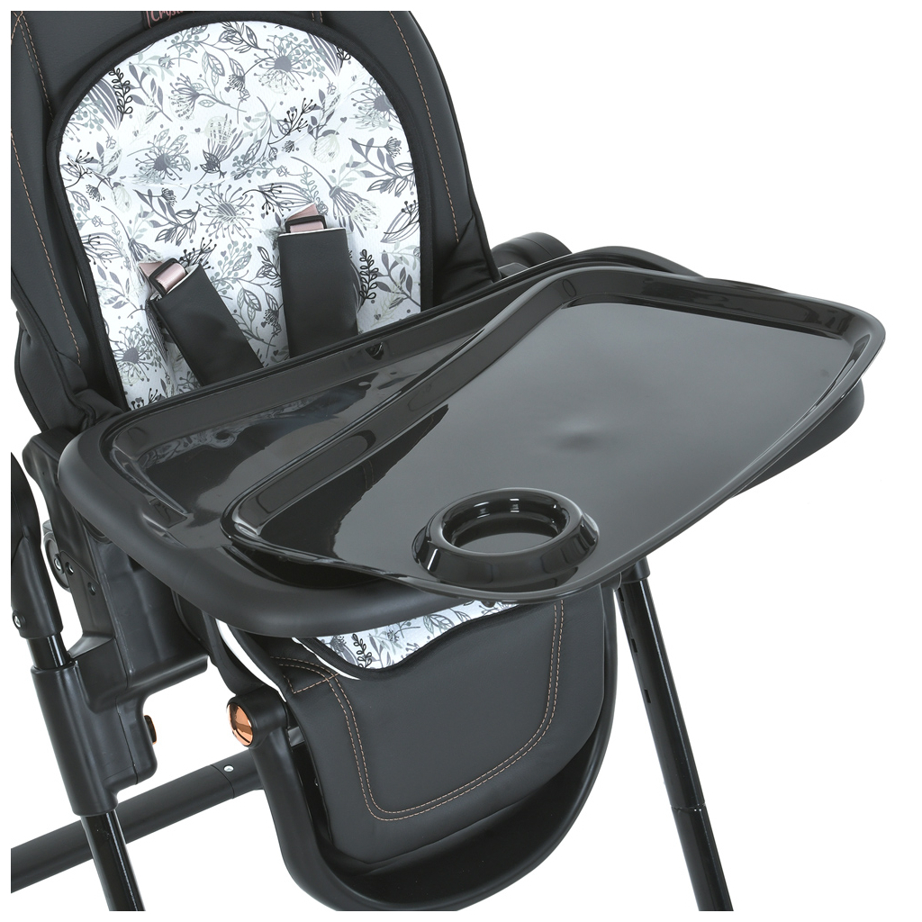 Стілець для годування El Camino ME 1037-B black gold Crystal (ME 1037-B black gold) - зображення 5