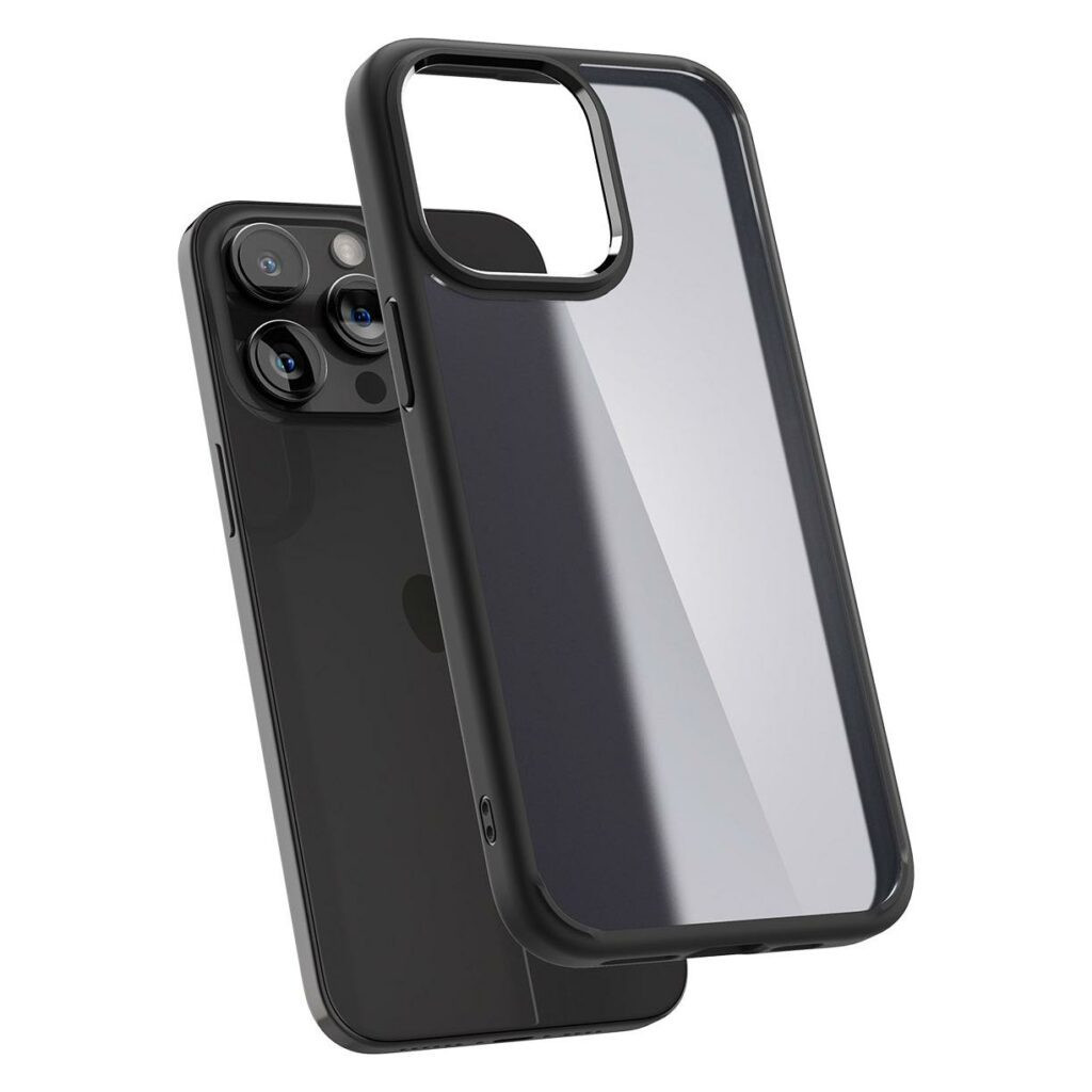 Чохол до мобільного телефона Spigen iPhone 15 Pro Max Ultra Hybrid Frost Black (ACS06568) - зображення 6