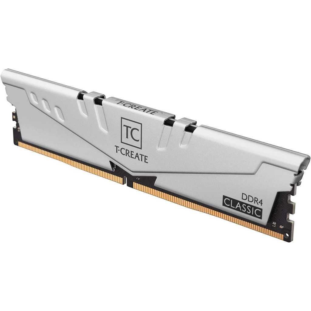 Модуль пам'яті для комп'ютера DDR4 16GB (2x8GB) 3200 MHz T-Create Classic 10L Gray Team (TTCCD416G3200HC22DC01) - зображення 2