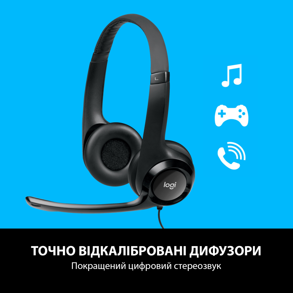 Навушники Logitech H390 (981-000406) - зображення 3
