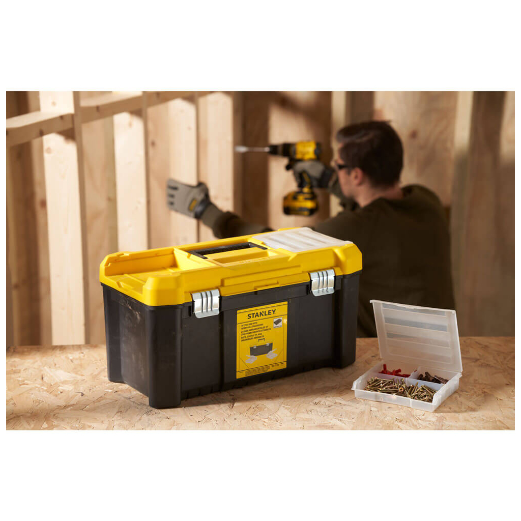Ящик для інструментів Stanley ESSENTIAL, 482 х 254 х 250 мм (19"), пластиковий (STST75787-1) - зображення 4