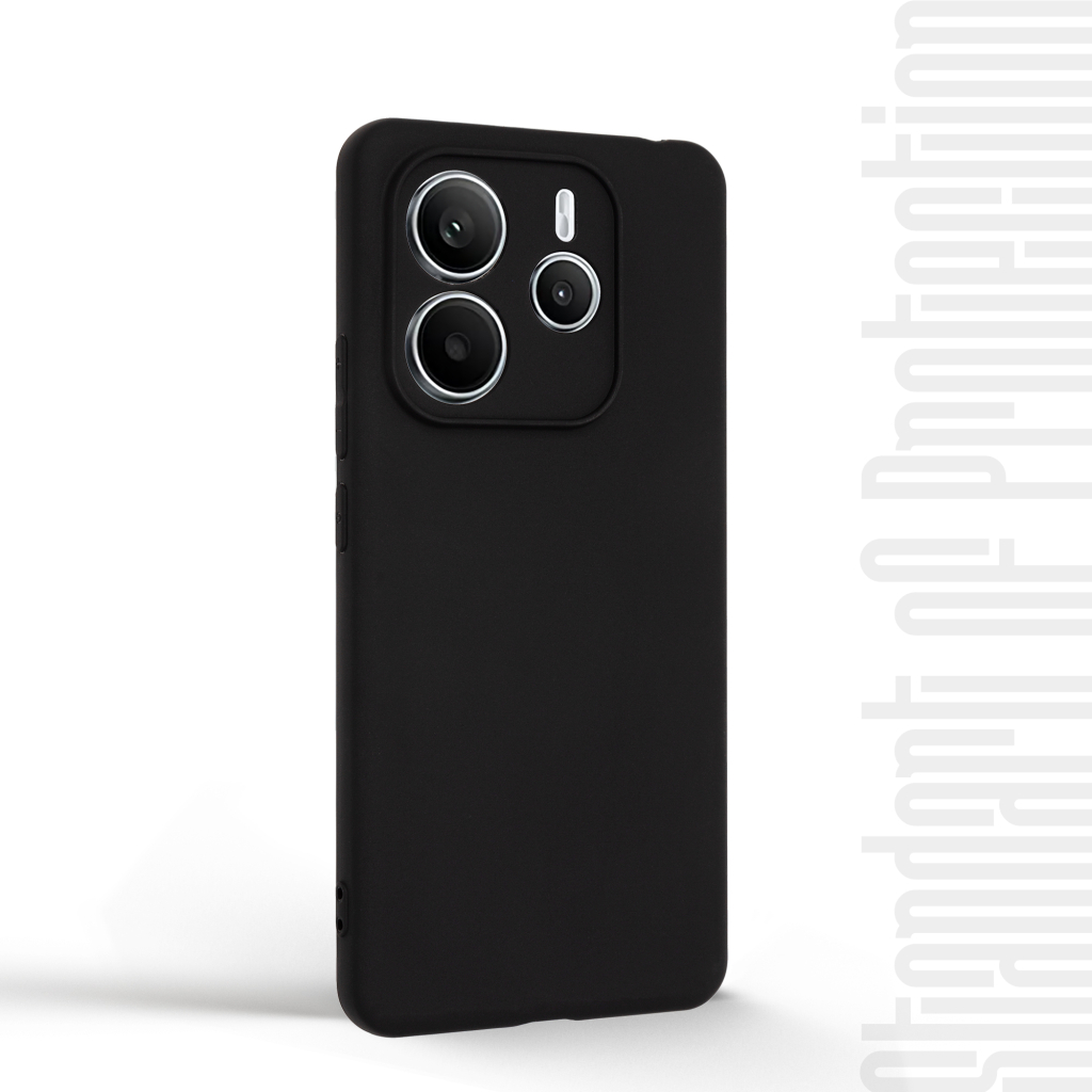 Чохол до мобільного телефона Armorstandart Matte Slim Fit Xiaomi Redmi Note 14 4G Camera cover Black (ARM79723) - зображення 2