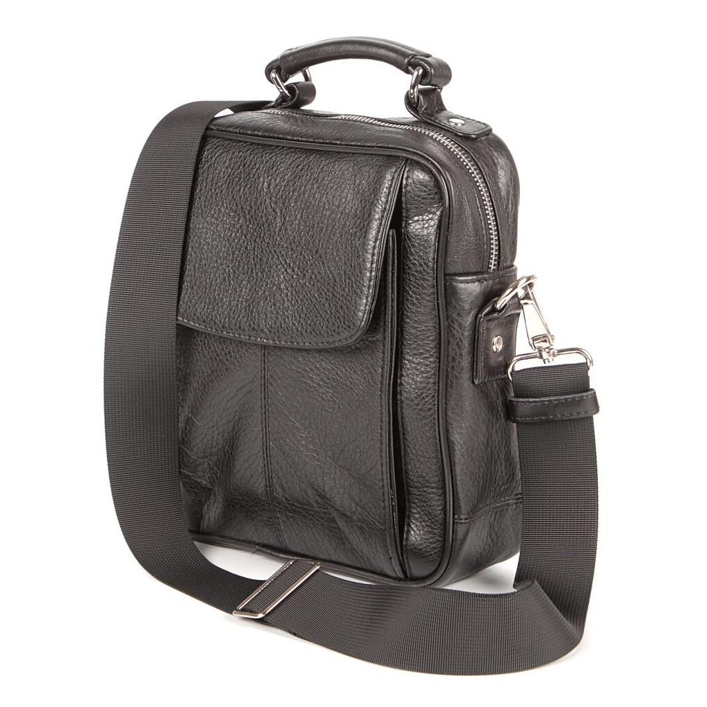 Сумка Shvigel Шкіряна Чорна (00875) - зображення 5