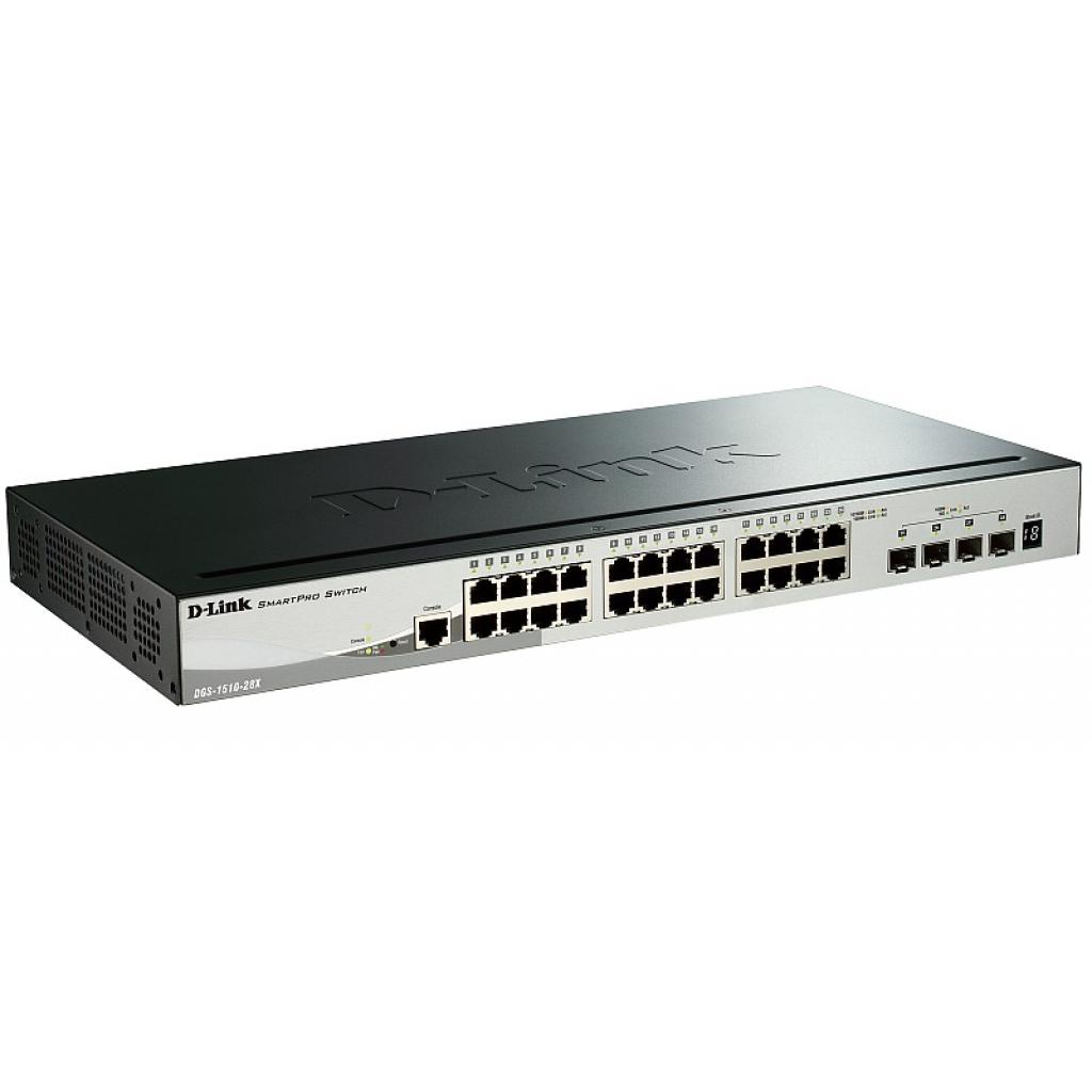 Комутатор мережевий D-Link DGS-1510-28X - зображення 1