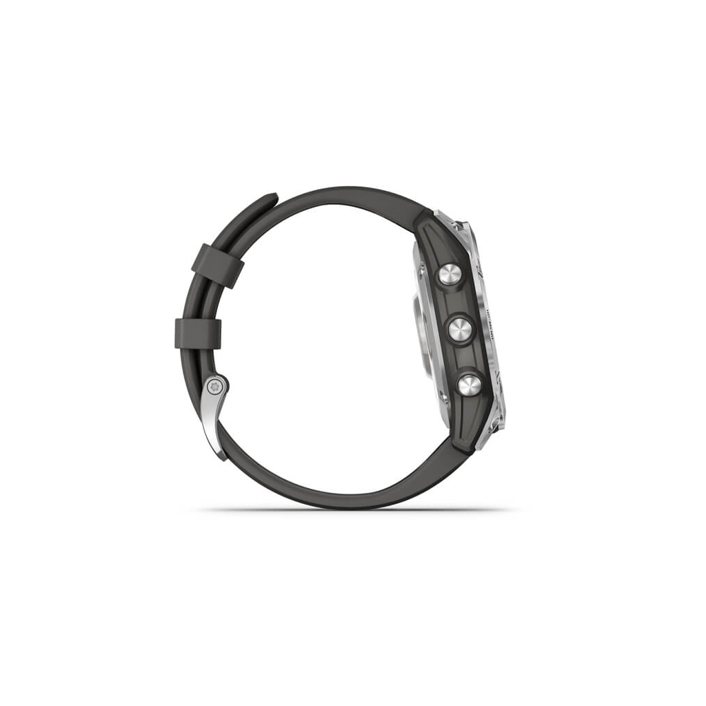 Смарт-годинник Garmin fenix 7, Silver w/ Graphite Band, GPS (010-02540-01) - зображення 5