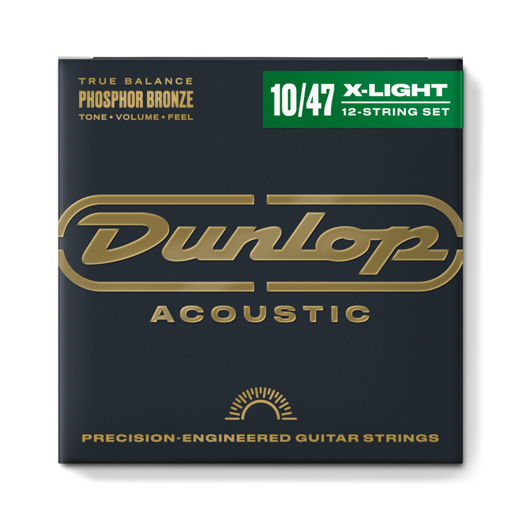 Струни для гітари Jim Dunlop Phosphor Bronze Acoustic Guitar Strings 12-String (10-47) (DAP1047J) - зображення 1