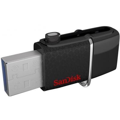 USB флеш накопичувач SanDisk 32GB Ultra Dual Drive OTG Black USB 3.0 (SDDD2-032G-GAM46) - зображення 3