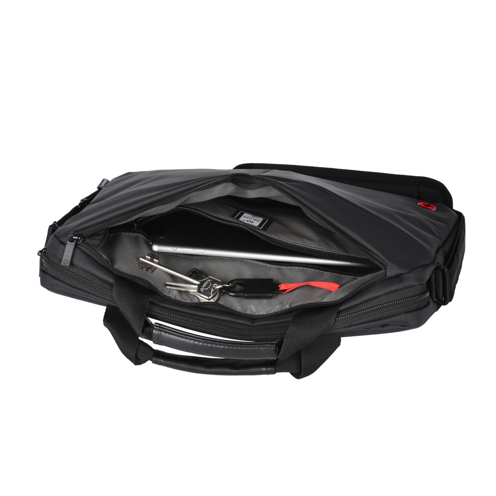 Сумка для ноутбука Wenger 14" Format Laptop Slimcase, BLACK (601079) - зображення 7