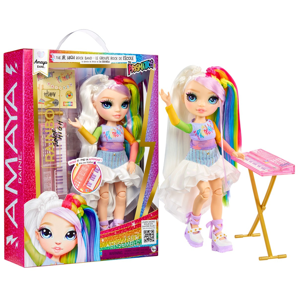 Лялька Rainbow High Junior High Rockband Амая (565772) - зображення 1