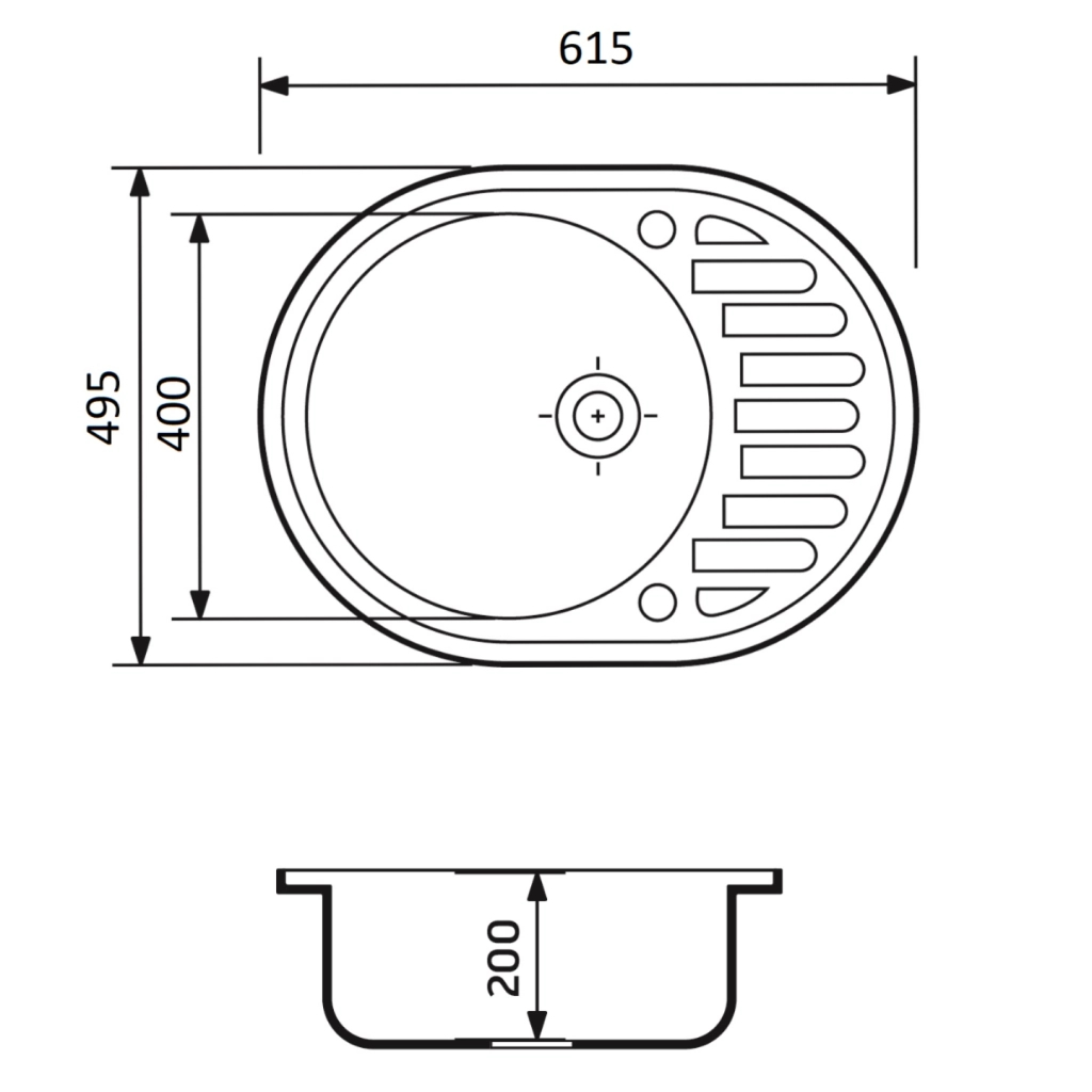 Мийка кухонна Adamant Ovum Сахара + змішувач + дозатор (1824296900402) - зображення 7