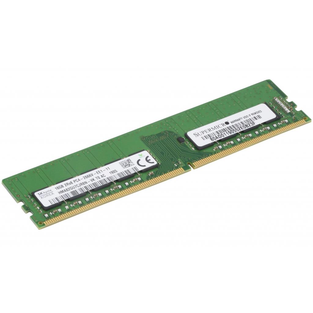 Модуль пам'яті для сервера DDR4 16GB ECC UDIMM 2666MHz 2Rx8 1.2V CL19 Supermicro (MEM-DR416L-HL01-EU26/HMA82GU7CJR8N-VK) - зображення 1