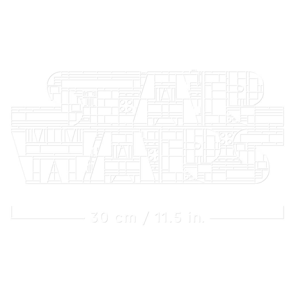 Конструктор LEGO Star Wars Логотип з кубиків Зоряні війни (75407) - зображення 4