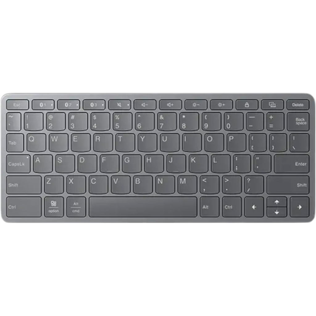 Клавіатура Lenovo Multi-Device Bluetooth/USB UA Grey (ZG38C05806) - зображення 1