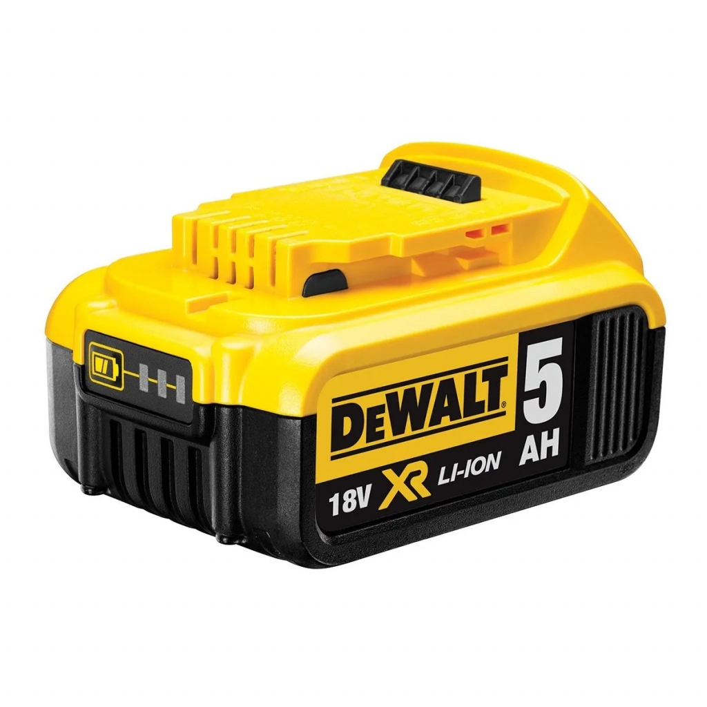 Акумулятор до електроінструменту DeWALT 18 В, 5 Аг, час заряджання 50 хв, вага 0.65 кг (DCB184) - зображення 1