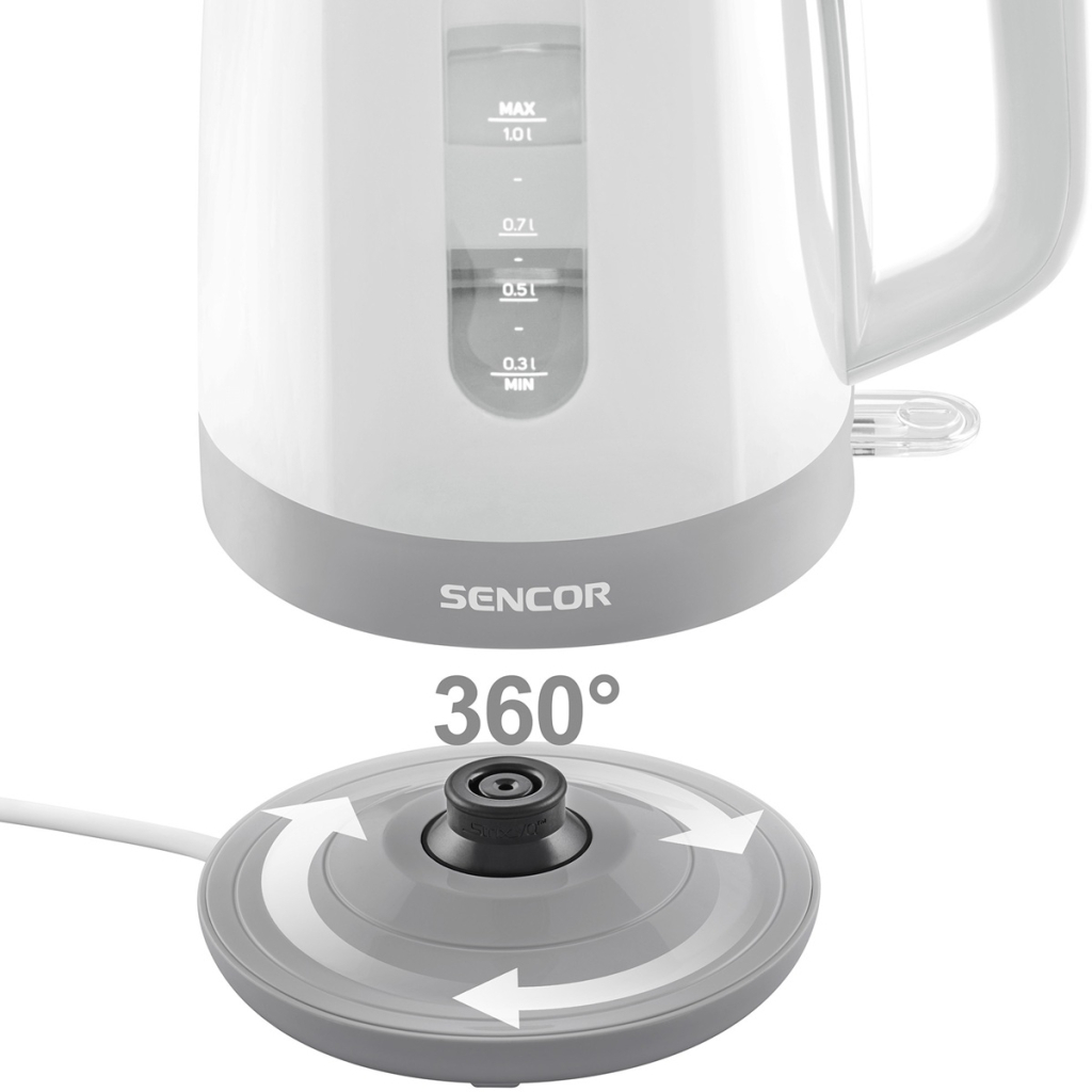 Електрочайник Sencor SWK 1020WH (SWK1020WH) - зображення 7