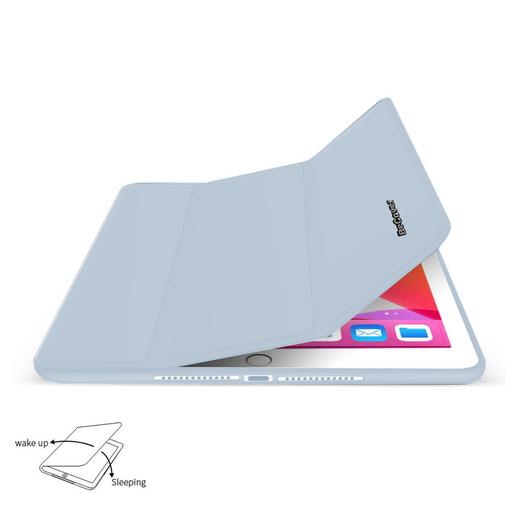 Чохол до планшета BeCover Tri Fold Soft TPU mount Apple Pencil Apple iPad 10.2 2019/2020/2021 Light Blue (706747) - зображення 3
