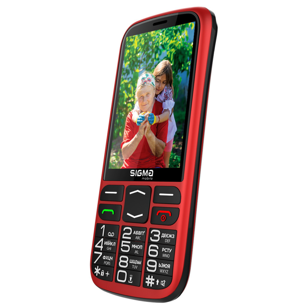 Мобільний телефон Sigma Comfort 50 Optima Type-C Red (4827798122327) - зображення 4