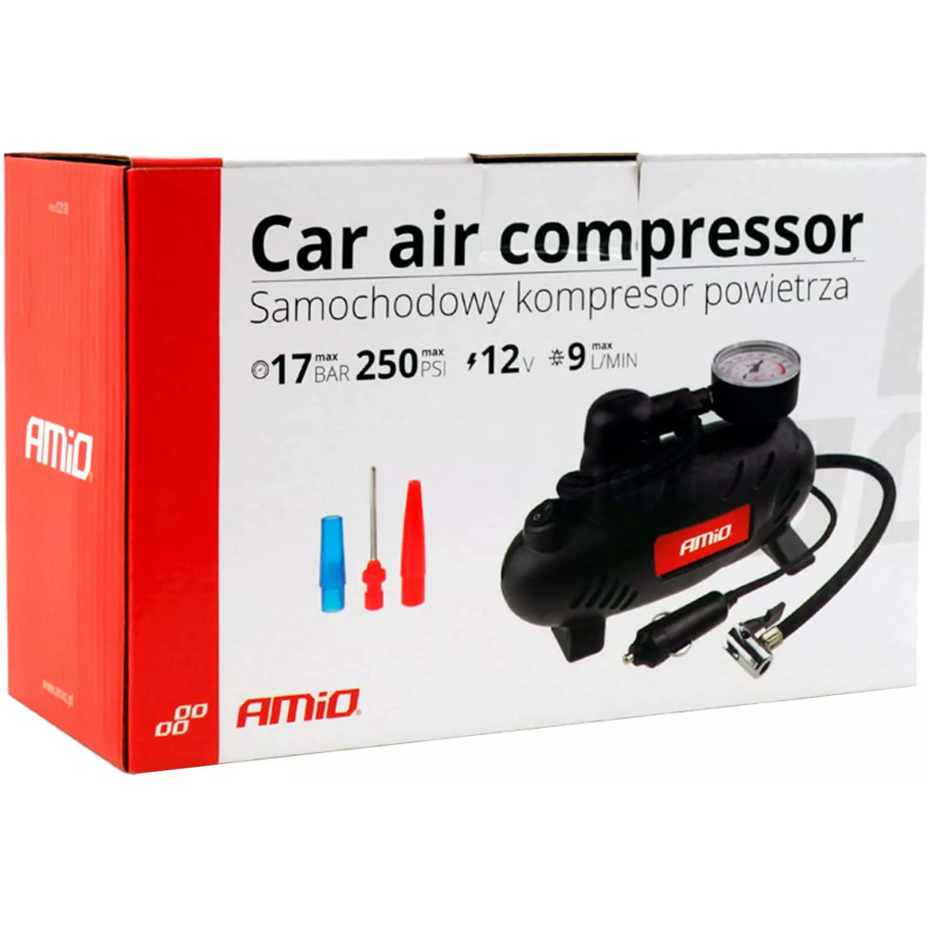 Автомобільний компресор AMiO 12V (02181) - изображение 4