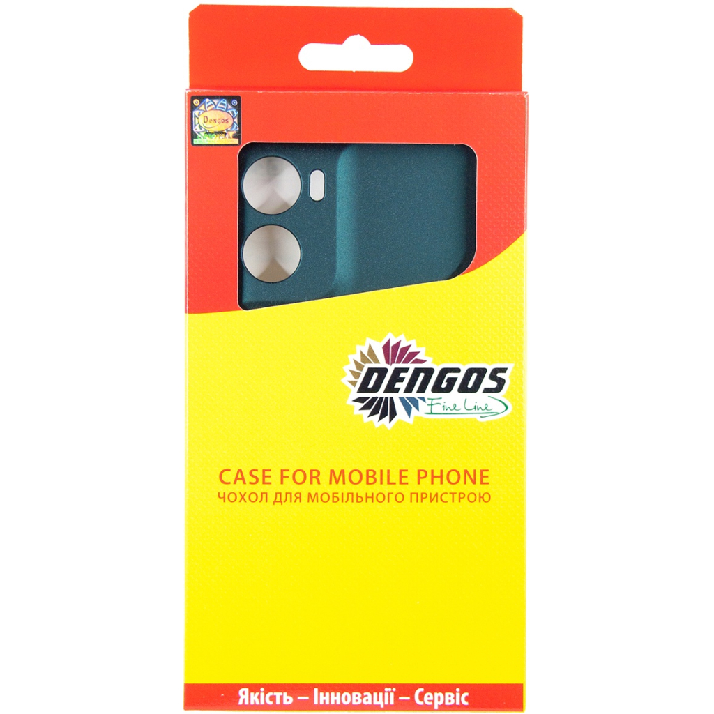 Чохол до мобільного телефона Dengos Motorola G06 Soft+glass Green (DG-KM-180) - зображення 4