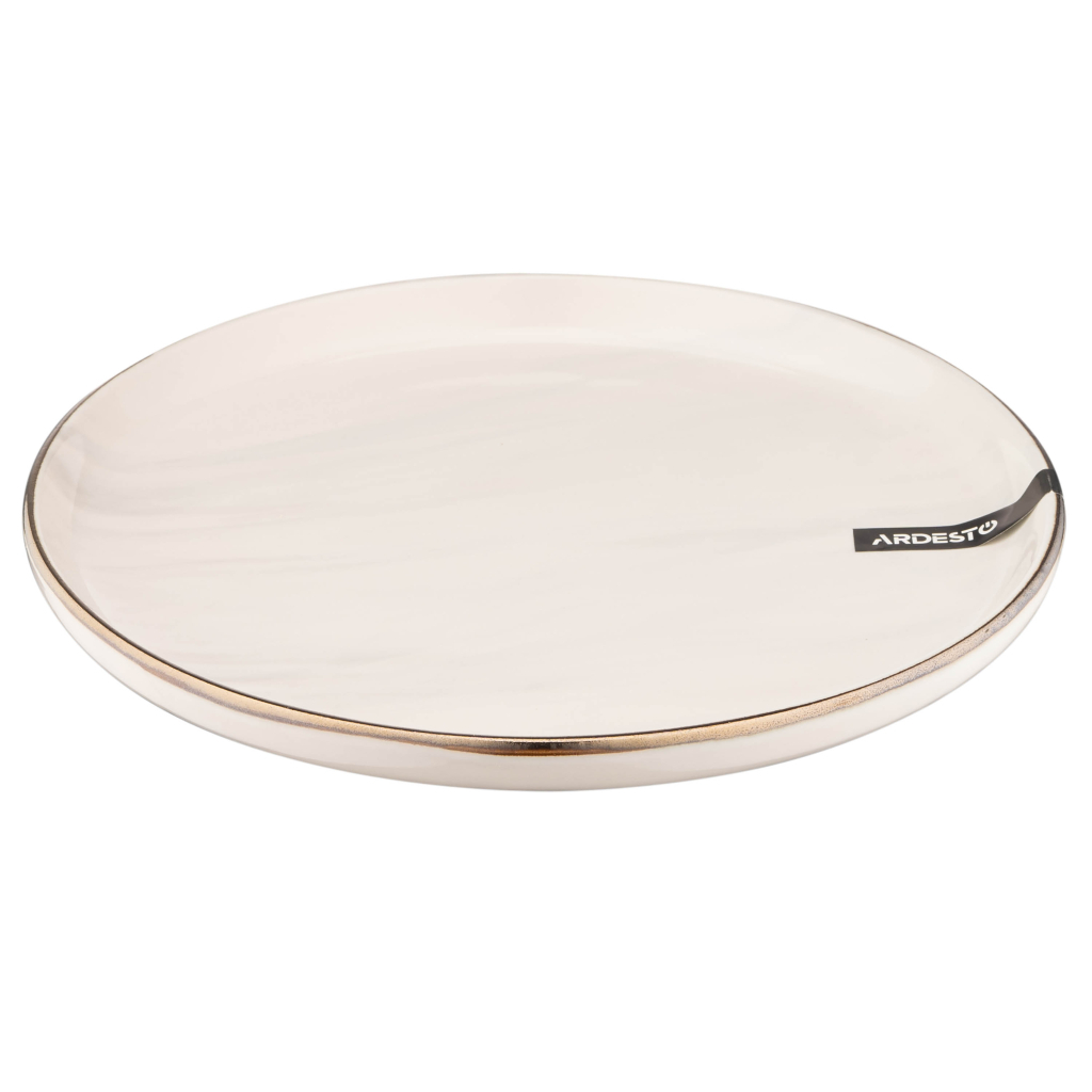 Тарілка Ardesto Marmo Бежева 19 см Десертна (AR2919MRB) - зображення 4