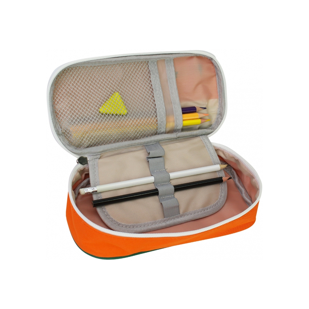 Пенал Maxi Сумка 2 відділення (J-2640-orange) - зображення 2