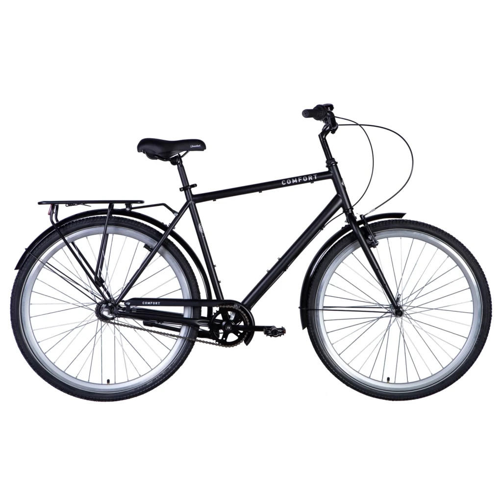 Велосипед Dorozhnik Comfort Male планет. 28" 22" ST 2024 Чорний (OPS-D-28-389) - зображення 1