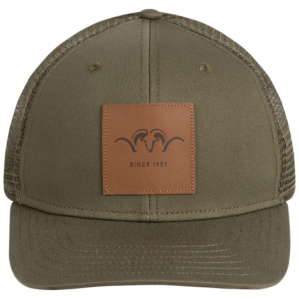 Кепка Blaser Active Outfits Leather Badge One size Олива (241017-107-566 one size) - зображення 2