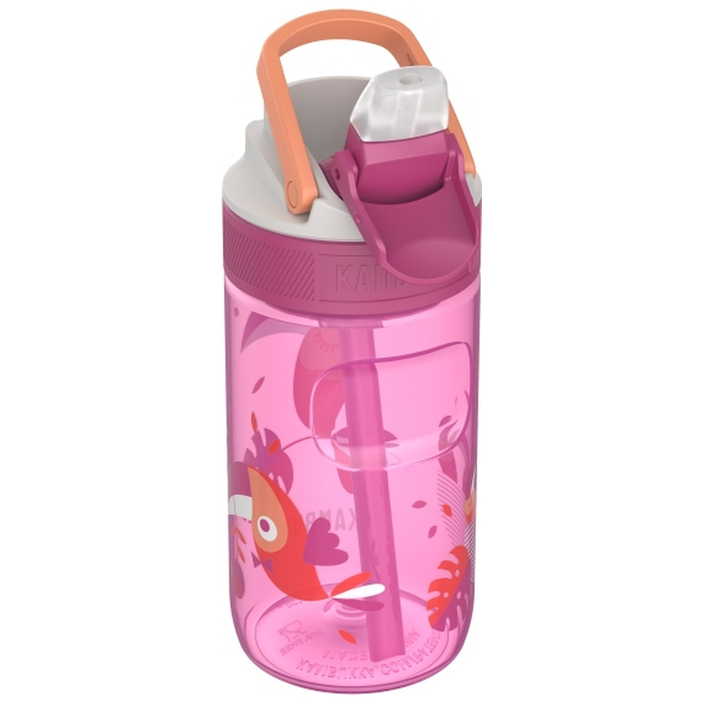 Пляшка для води Kambukka Lagoon 400 мл Toekan Love рожевий (11-04046) - зображення 2