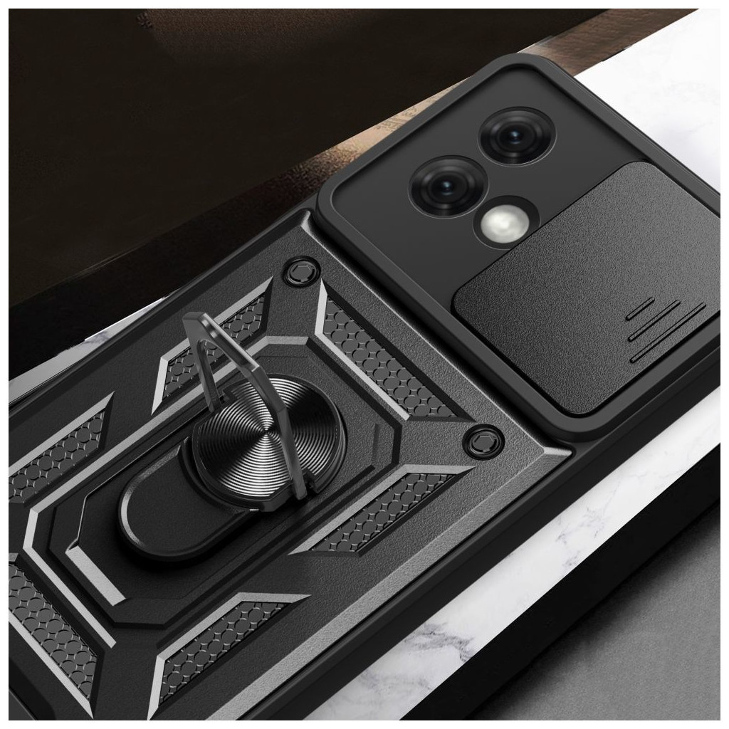 Чохол до мобільного телефона BeCover Military Motorola Moto G84 Black (710675) - зображення 5