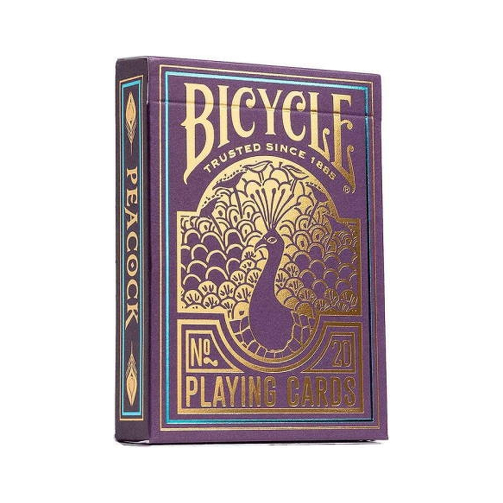 Гральні карти Bicycle Peacock (purple) (ВР_КГБПП) - зображення 1