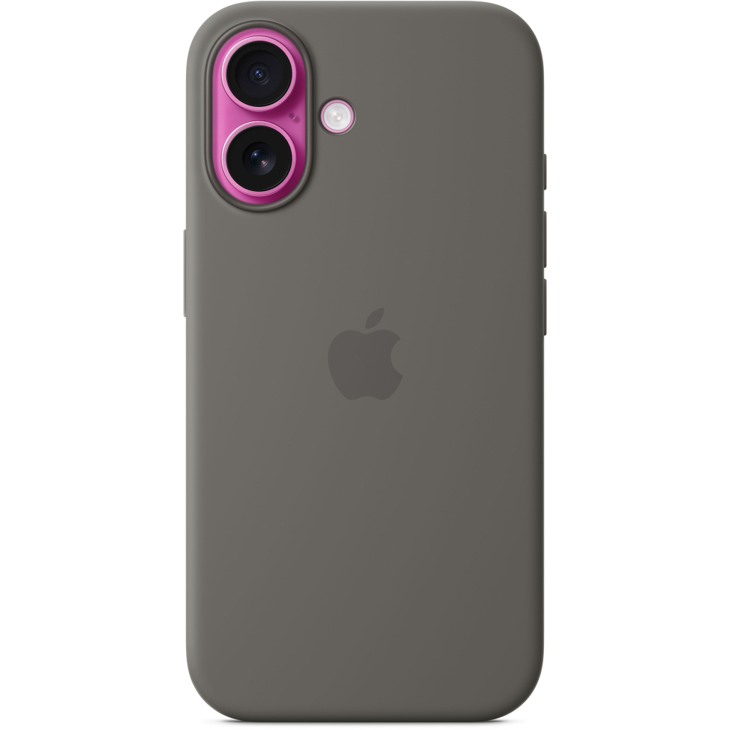 Чохол до мобільного телефона Apple iPhone16 Silicone Case with MagSafe - Stone Gray (MYY33ZM/A) - зображення 4