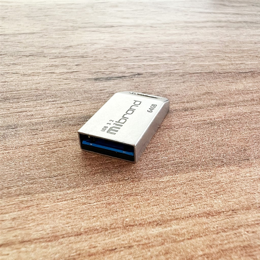 USB флеш накопичувач Mibrand 64GB Ant Silver USB 3.2 (MI3.2/AN64M4S) - зображення 2