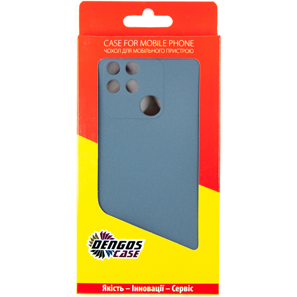 Чохол до мобільного телефона Dengos Carbon Realme Narzo 50A (grey) (DG-TPU-CRBN-152) - зображення 4