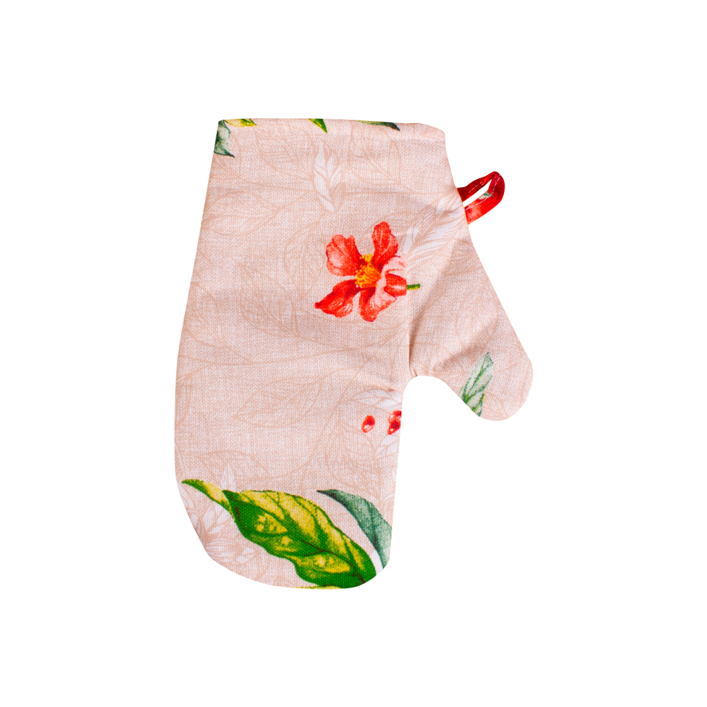 Кухонна прихватка MirSon рогожа/напівпанама №215 - Garnet (2200006754381) - зображення 1