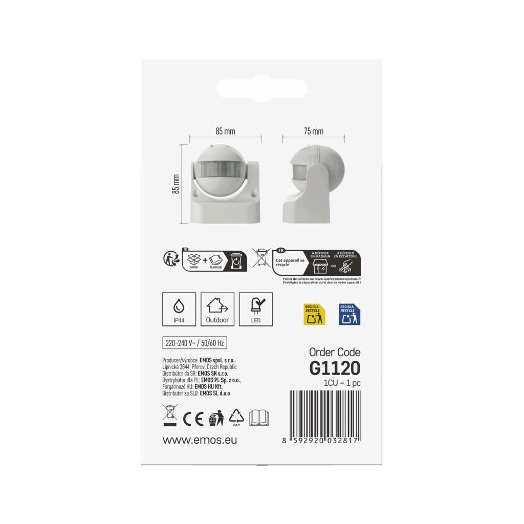 Датчик руху EMOS G1120 - изображение 8