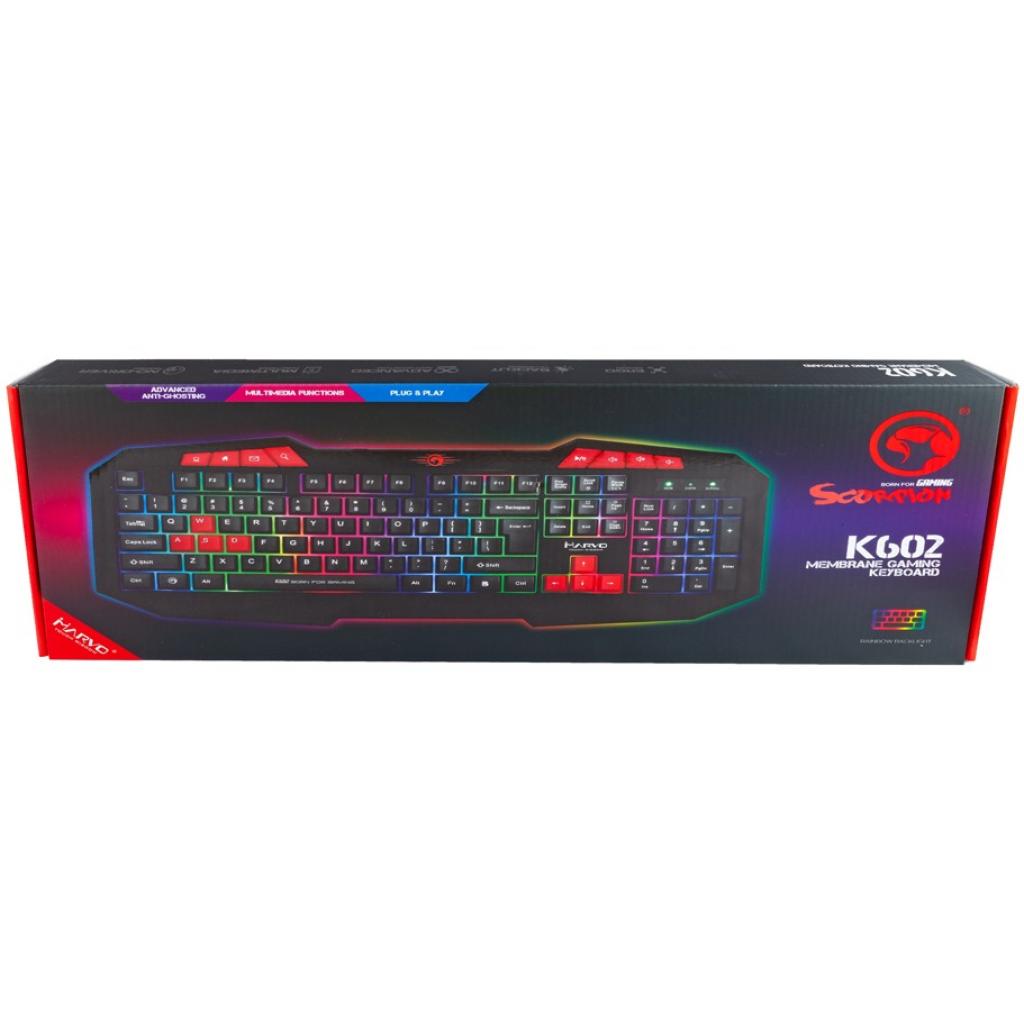 Клавіатура Marvo K602 Multi-LED (K602) - зображення 8
