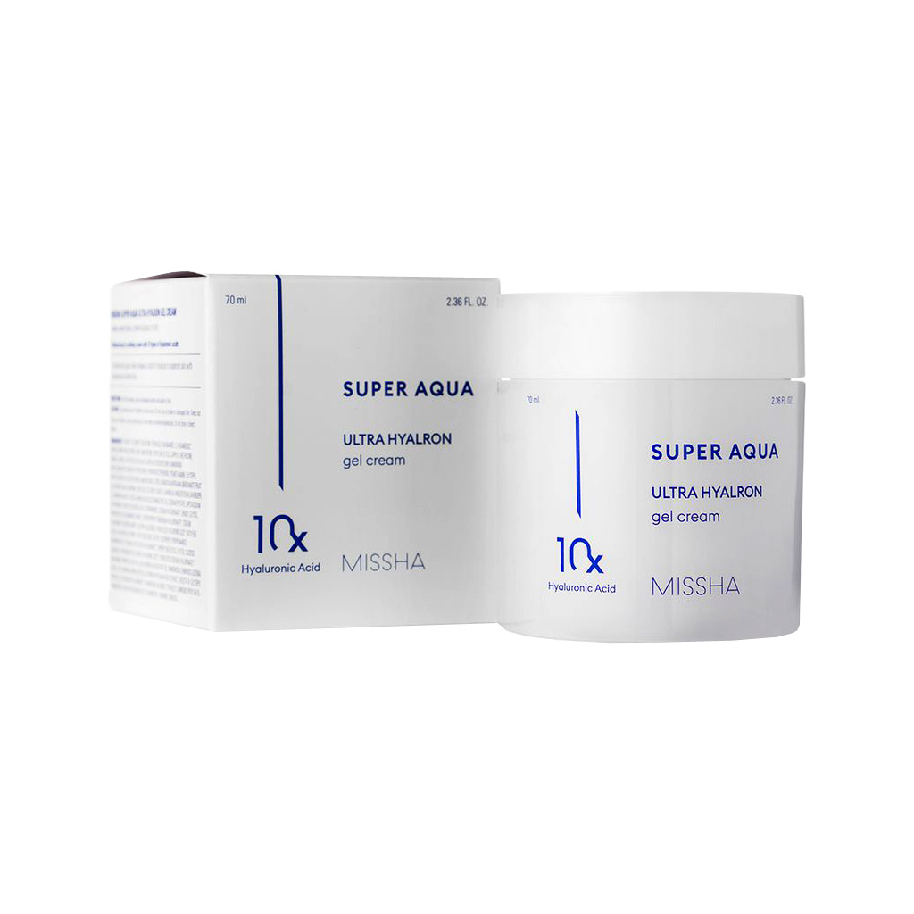 Крем для обличчя Missha Super Aqua Ultra Hyalron Gel Cream 70 мл (8809747928705) - зображення 1
