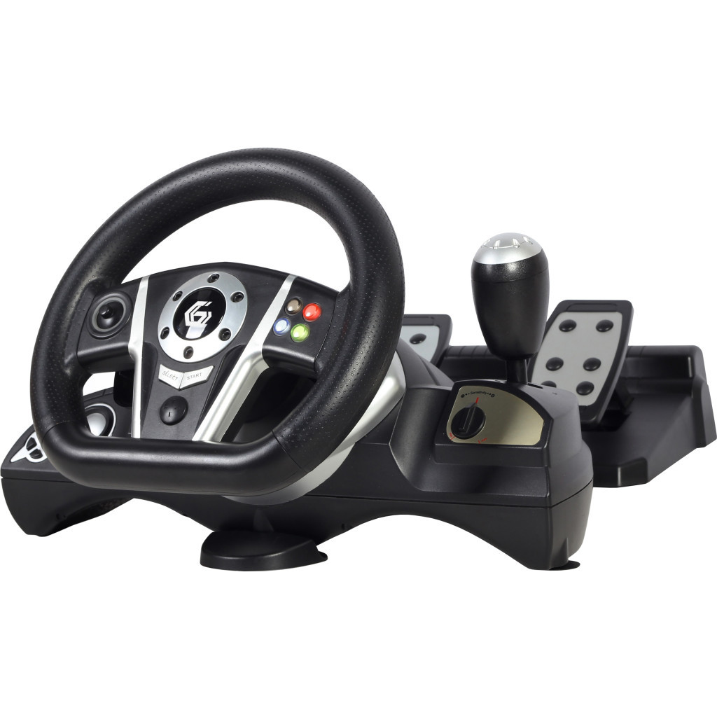 Кермо Gembird STR-M-01 PC/PS3/PS4/Nintendo Black (STR-M-01) - зображення 1