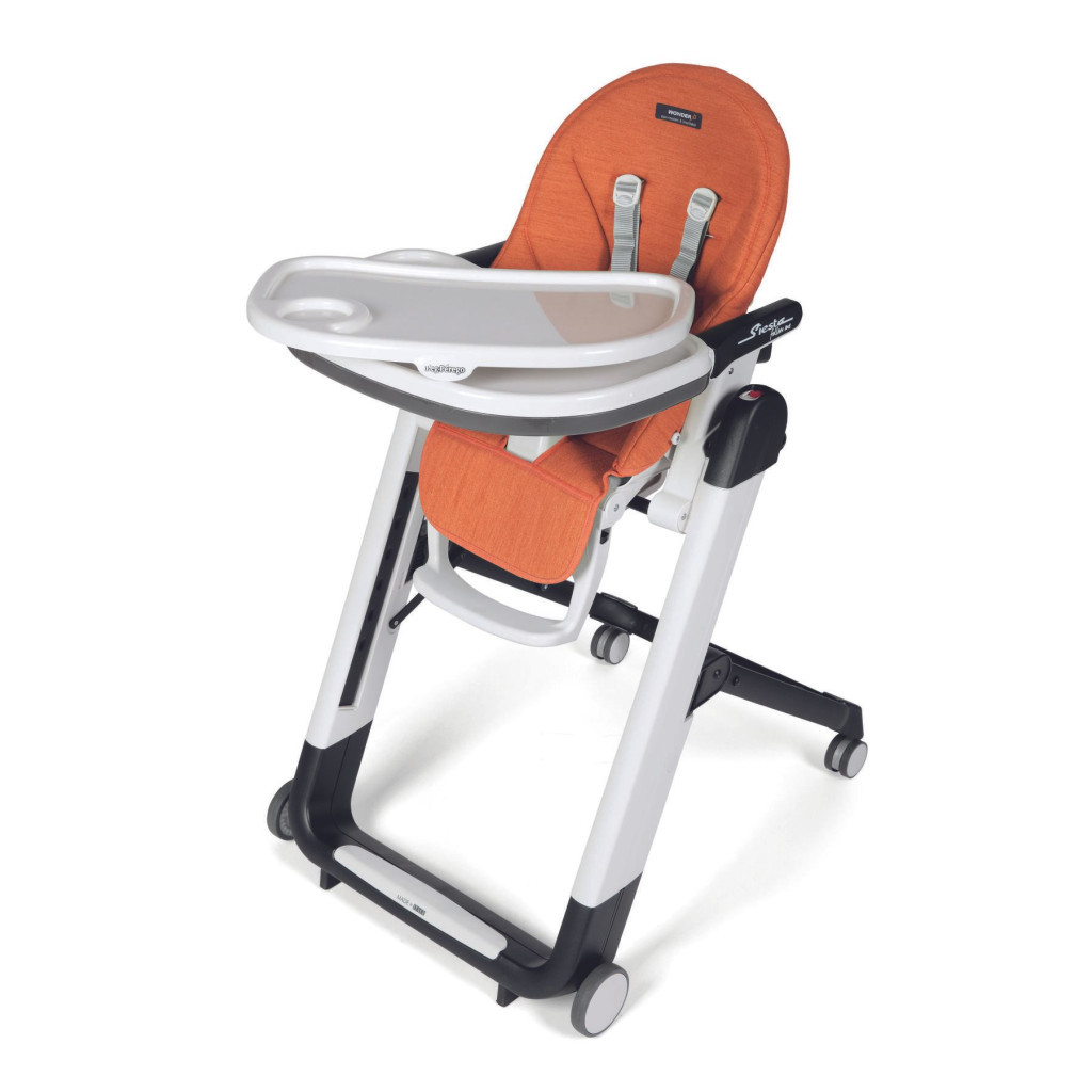 Стілець для годування Peg-Perego Siesta Follow Me Wonder Orange (плямостійкий помаранчевий) (IH03000000WD48) - изображение 2