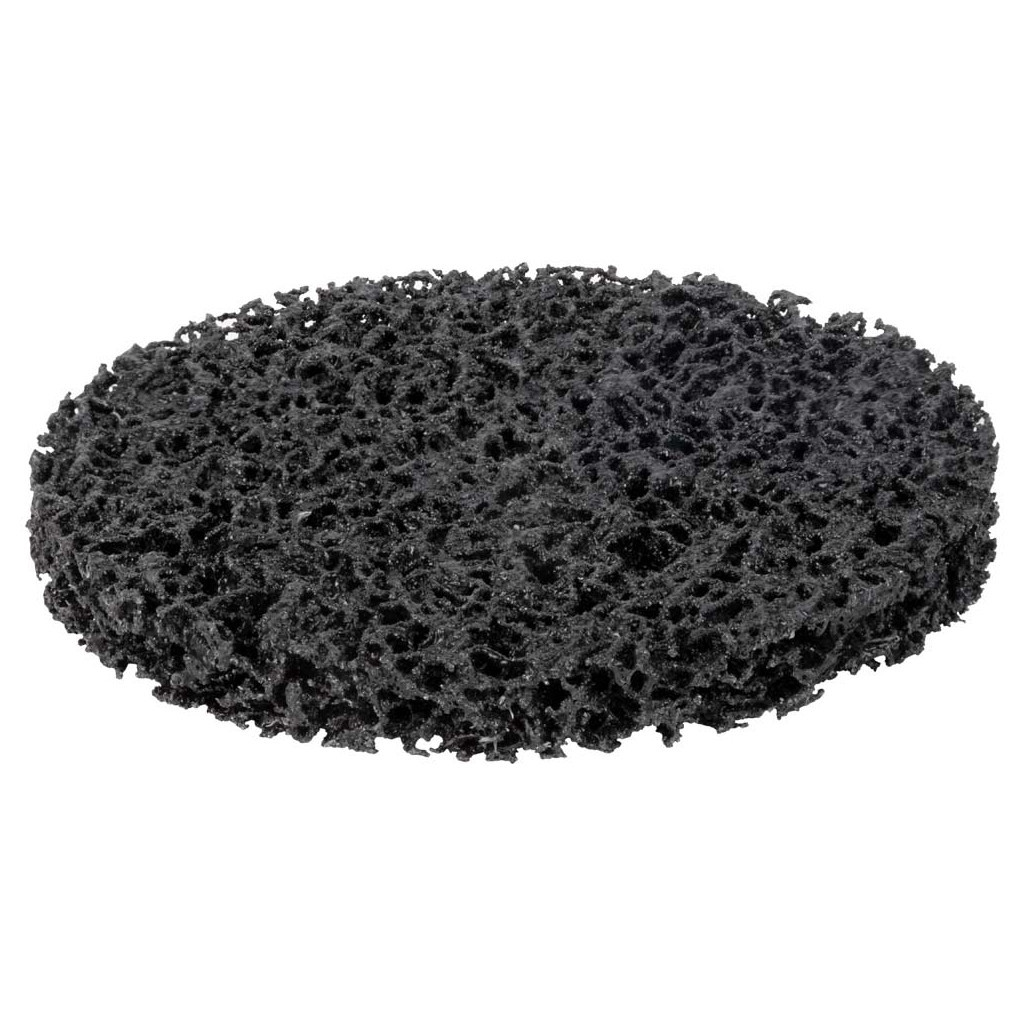 Круг зачистний Sigma з нетканого абразиву (корал) 125мм без тримача чорний м'який (9175841) - зображення 2