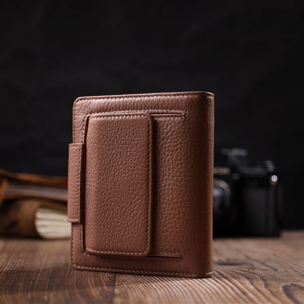 Гаманець Tony Bellucci З натуральної шкіри Бежевий (22020) - зображення 9