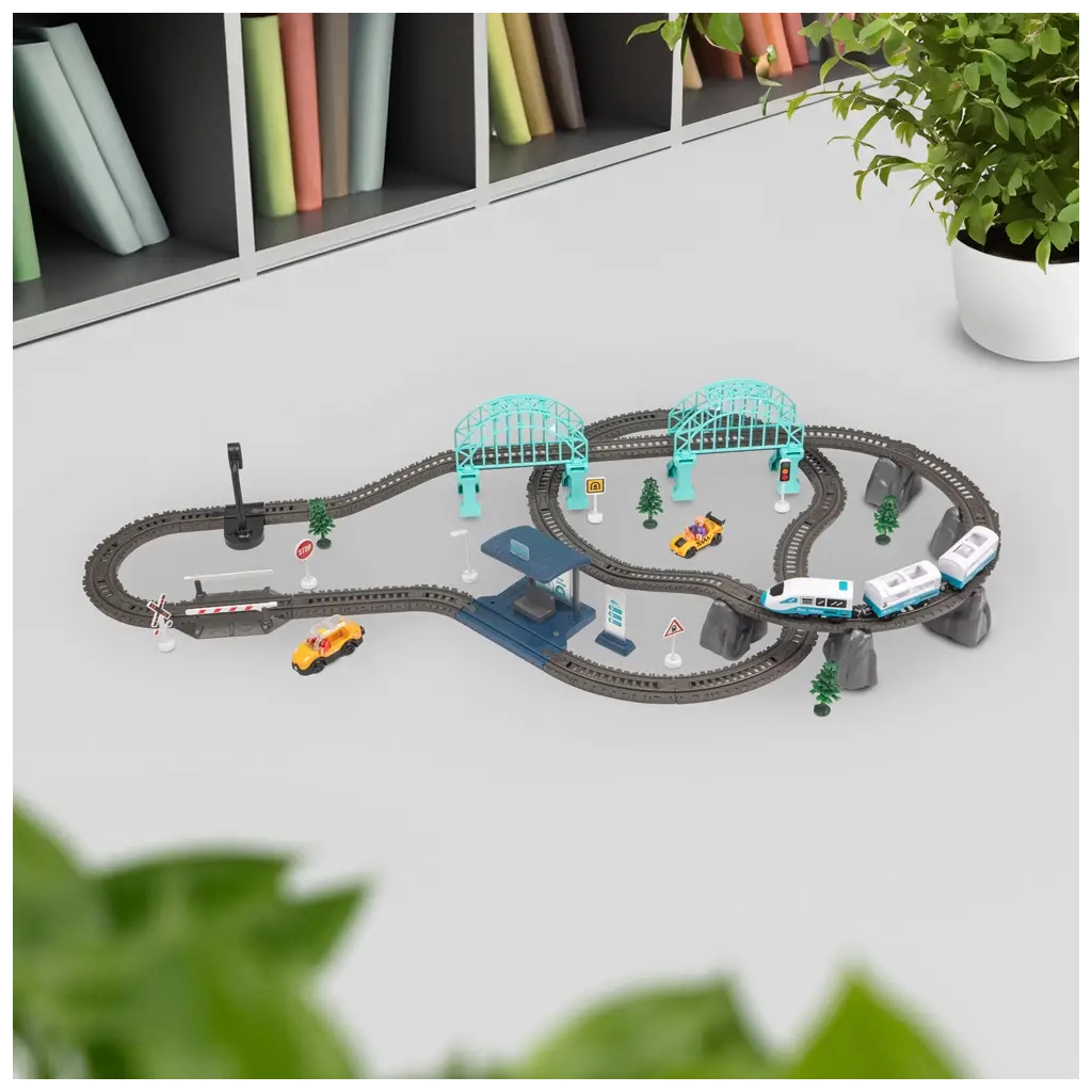 Залізниця Otamanko Мандрівний Експрес електрична залізниця 118 деталей (AU7883-6) - зображення 9