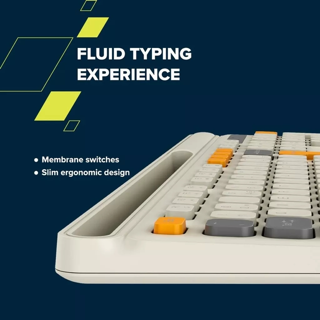 Клавіатура Canyon HKB-W03 Wireless UA Grey (CNS-HKBW03DG) - зображення 8