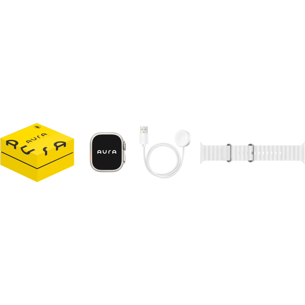 Смарт-годинник AURA X4 ProMax 53mm White (SWAX453W) - зображення 4