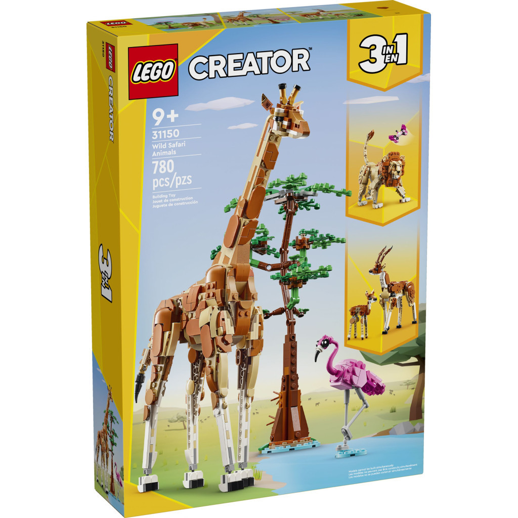 Конструктор LEGO Creator Дикі тварини сафарі 780 деталей (31150) - зображення 1