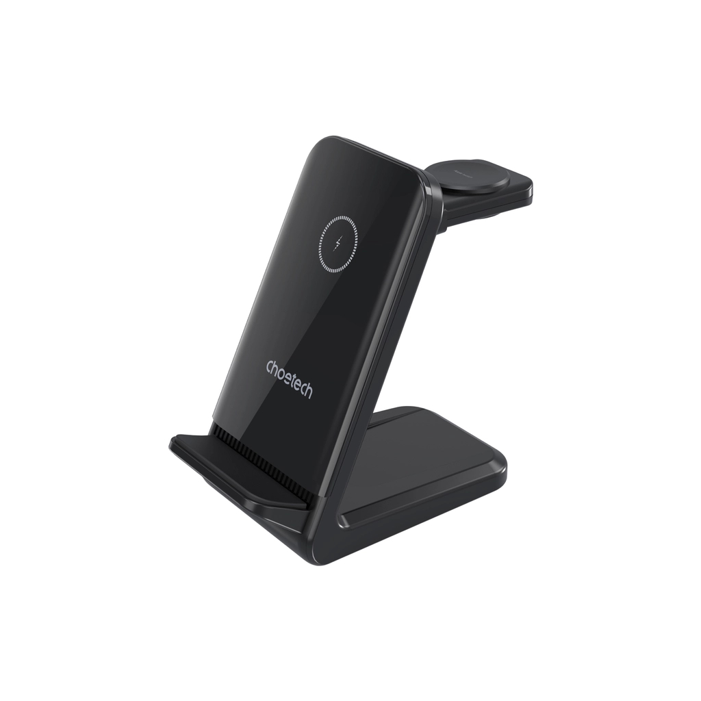Зарядний пристрій Choetech Wireless 3-in-1 15W black (T608-F) - зображення 1