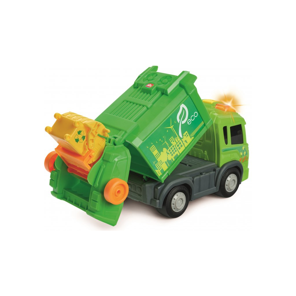 Спецтехніка Dickie Toys Сміттєвоз АВС "Сканія. Гері" з контейнером, зі звук. та світл. ефектами, 25 см (4114004) - зображення 5